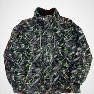 Stoic Geometric Printed Ski Jacket - Boys Sz 10